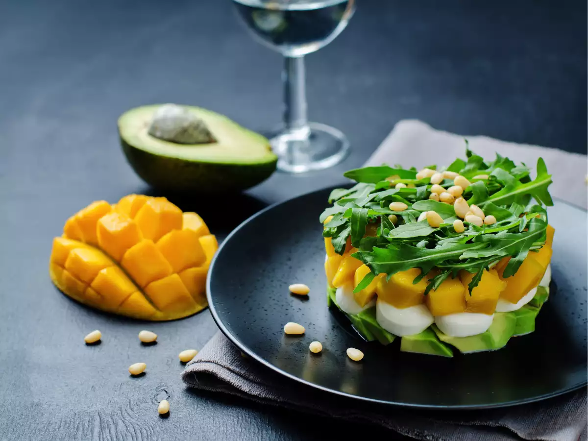 Mango Cheese and Avocado Salad Recipe